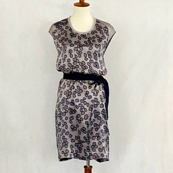 Club Monaco Dresses & Skirts - Club Monaco Silk Spotted Pattern Shift Dress